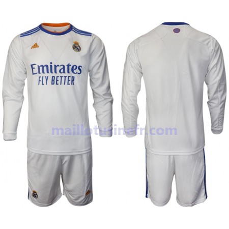 Maillot de Foot Real Madrid Domicile 2021-22 Manches Longues - Enfant Maillot de Foot Real Madrid Domicile 2021-22 Manches Longues - Enfant